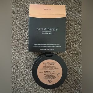 Bareminerals barepro performance wear powder foundation WALNUT 23 DISCONTINUED!